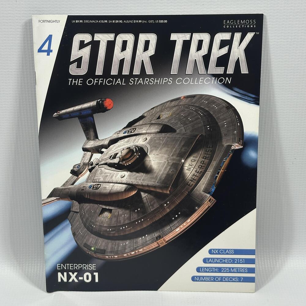 Star Trek Starships Issue 4 Enterprise NX-01 Eaglemoss Illustrated Softcover